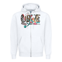 White love nurse Zipper Hoodie - NancyCooperArtShop