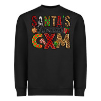 Black santa's favorite cxm Heavyweight Sweatshirt - Jasminsmagicworld