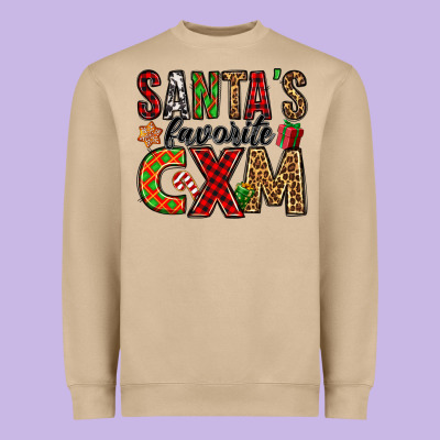 Santa's Favorite Cxm Heavyweight Sweatshirt Designed By Jasminsmagicworld