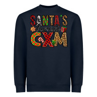 Navy santa's favorite cxm Heavyweight Sweatshirt - Jasminsmagicworld