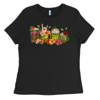 Black floral hustler coffee cups Ladies Tee - texasbilliewilder