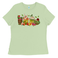 Matcha floral hustler coffee cups Ladies Tee - texasbilliewilder
