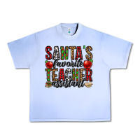 Grape Ice santa's favorite teacher assistant Urban Heavy Tee - Jasminsmagicworld