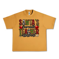 Peanut Butter santa's favorite teacher assistant Urban Heavy Tee - Jasminsmagicworld