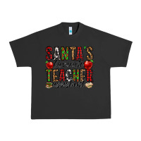 Pigment Black santa's favorite teacher assistant Urban Heavy Tee - Jasminsmagicworld