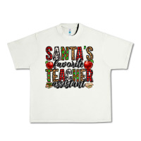 Pistachio santa's favorite teacher assistant Urban Heavy Tee - Jasminsmagicworld