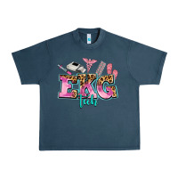 Midnight Navy ekg tech Urban Heavy Tee - AdoDesignShop