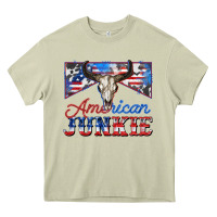 Mossy American junkie Heavy Core Tee - Zillion Design Studio