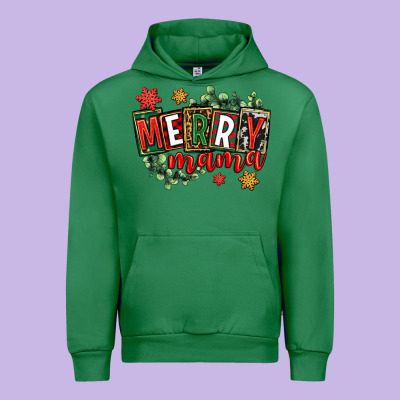 Merry Mama Urban Hoodie Designed By Cowgirlartshop