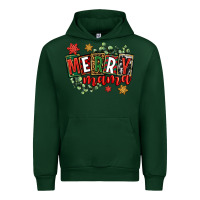 Forest Green merry mama Urban Hoodie - CowGirlArtShop