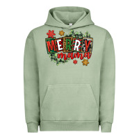 Pigment Oil Green merry mama Urban Hoodie - CowGirlArtShop
