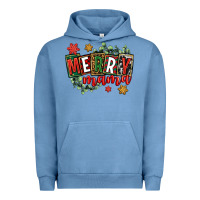 Pigment Pebble Blue merry mama Urban Hoodie - CowGirlArtShop