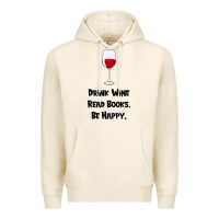 Tofu drink wine, read books, be happy Premium Hoodie - Bettercallsaul