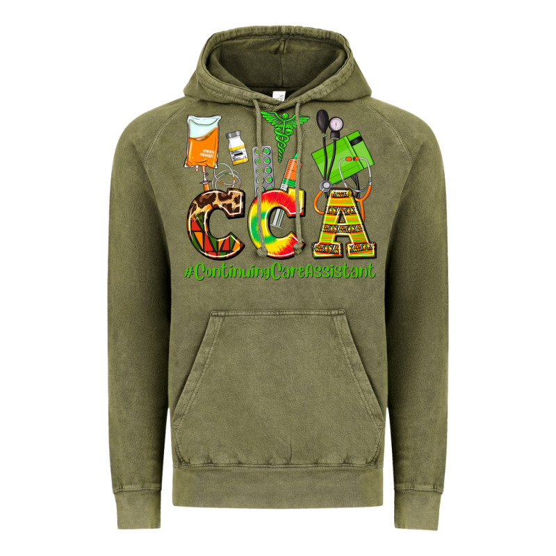 Cca  Countinuing Care Assistant Juneteenth Vintage Hoodie by AdoDesignShop | Teevron