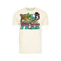 Vintage Arctic wild and free with cactus Vintage Tee - AdoDesignShop