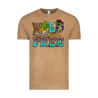Vintage Camel wild and free with cactus Vintage Tee - AdoDesignShop