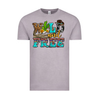 Vintage Zinc wild and free with cactus Vintage Tee - AdoDesignShop