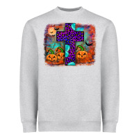 Halloween Cross Heavyweight Sweatshirt | Teevron