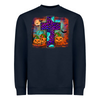 Navy halloween cross Heavyweight Sweatshirt - JahusDesignShop