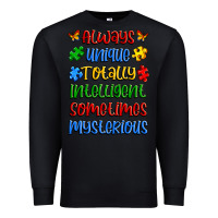 Black always unique totally intelligent sometimes myster Premium Sweatshirt - Artiststas
