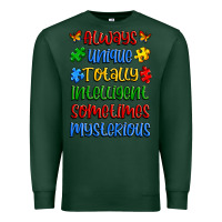 Sports Green always unique totally intelligent sometimes myster Premium Sweatshirt - Artiststas