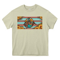 Mossy bucking bronco aztec shape license plate Heavy Core Tee - Artiststas
