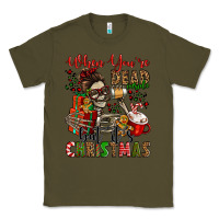 Army Green when you're dead inside but it's christmas Classic Tee - Jasminsmagicworld