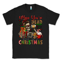 Black when you're dead inside but it's christmas Classic Tee - Jasminsmagicworld