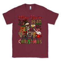 Burgundy when you're dead inside but it's christmas Classic Tee - Jasminsmagicworld
