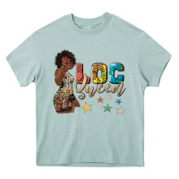Arona afro woman loc queen Heavy Core Tee - texasbilliewilder
