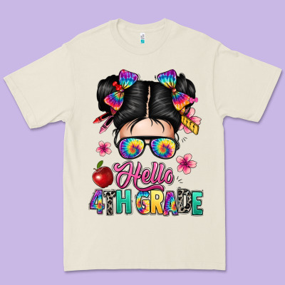 Hello Fourth Grade Premium Tee Designed By Texasbilliewilder