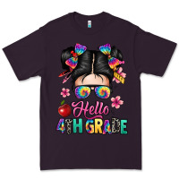 Plum hello fourth grade Premium Tee - texasbilliewilder