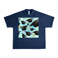 Navy graduation cap seamless pattern Urban Heavy Tee - BundleAndBundleShop