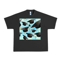 Pigment Black graduation cap seamless pattern Urban Heavy Tee - BundleAndBundleShop