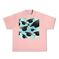 Salmon graduation cap seamless pattern Urban Heavy Tee - BundleAndBundleShop