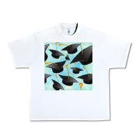 White graduation cap seamless pattern Urban Heavy Tee - BundleAndBundleShop