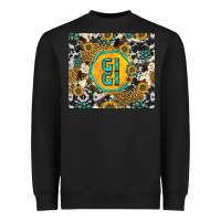 Black gigi sunflower turquoise Heavyweight Sweatshirt - Jasminsmagicworld