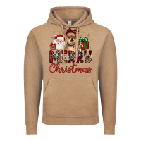 Vintage Coffee merry christmas chihuahua Vintage Hoodie - JahusDesignShop