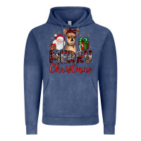 Vintage Denim merry christmas chihuahua Vintage Hoodie - JahusDesignShop