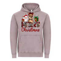 Merry Christmas Chihuahua Vintage Hoodie | Teevron