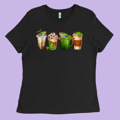 Ladies Tee frog coffee cups