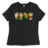 Black frog coffee cups Ladies Tee - texasbilliewilder