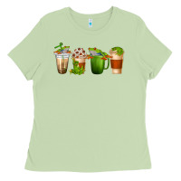 Matcha frog coffee cups Ladies Tee - texasbilliewilder