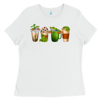White frog coffee cups Ladies Tee - texasbilliewilder