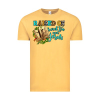 Vintage Mustard raised on sweet tea and jesus Vintage Tee - AdoDesignShop