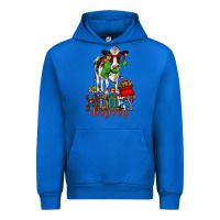 Cobalt mooey christmas holstein cow Urban Hoodie - CowGirlArtShop