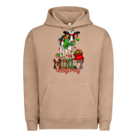Pigment Burro mooey christmas holstein cow Urban Hoodie - CowGirlArtShop