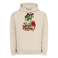 Pigment French Oak mooey christmas holstein cow Urban Hoodie - CowGirlArtShop