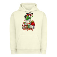 Pigment Pistachio mooey christmas holstein cow Urban Hoodie - CowGirlArtShop