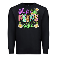 Black oh for peeps sake Premium Sweatshirt - Artiststas